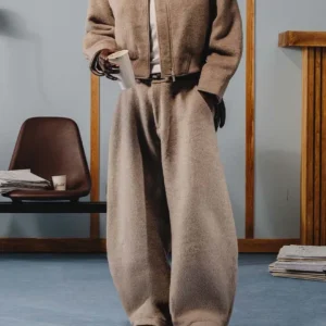 WOOL PANTS f
